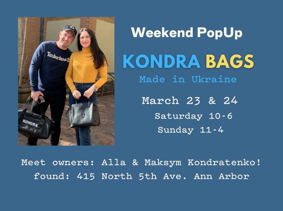 Ukrainian Kondra Bag PopUp at FOUND – FOUND Gallery Ann Arbor
