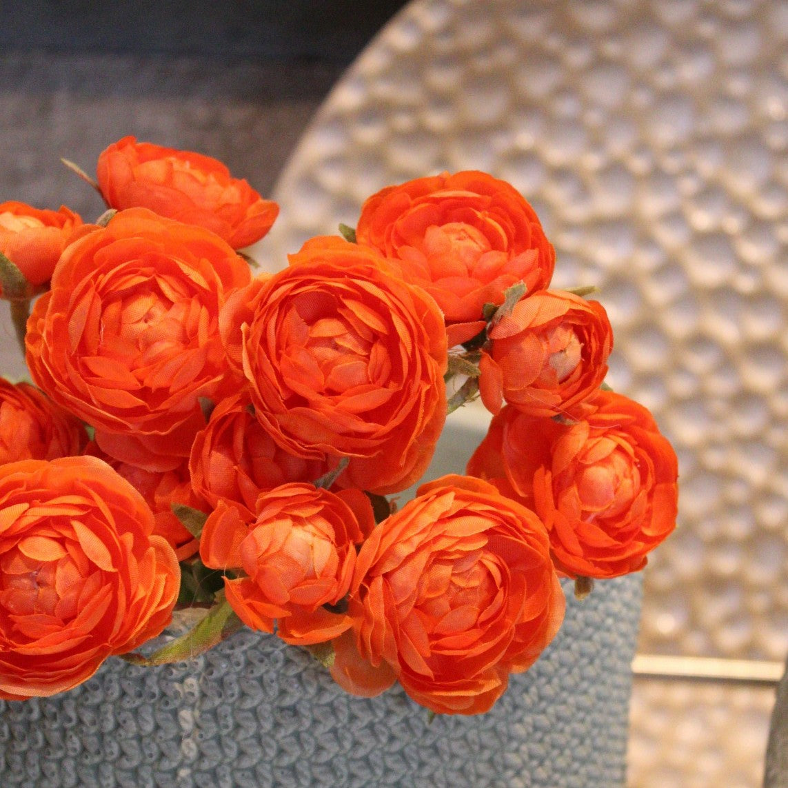 faux-orange-ranunculus-spray-found-gallery-ann-arbor