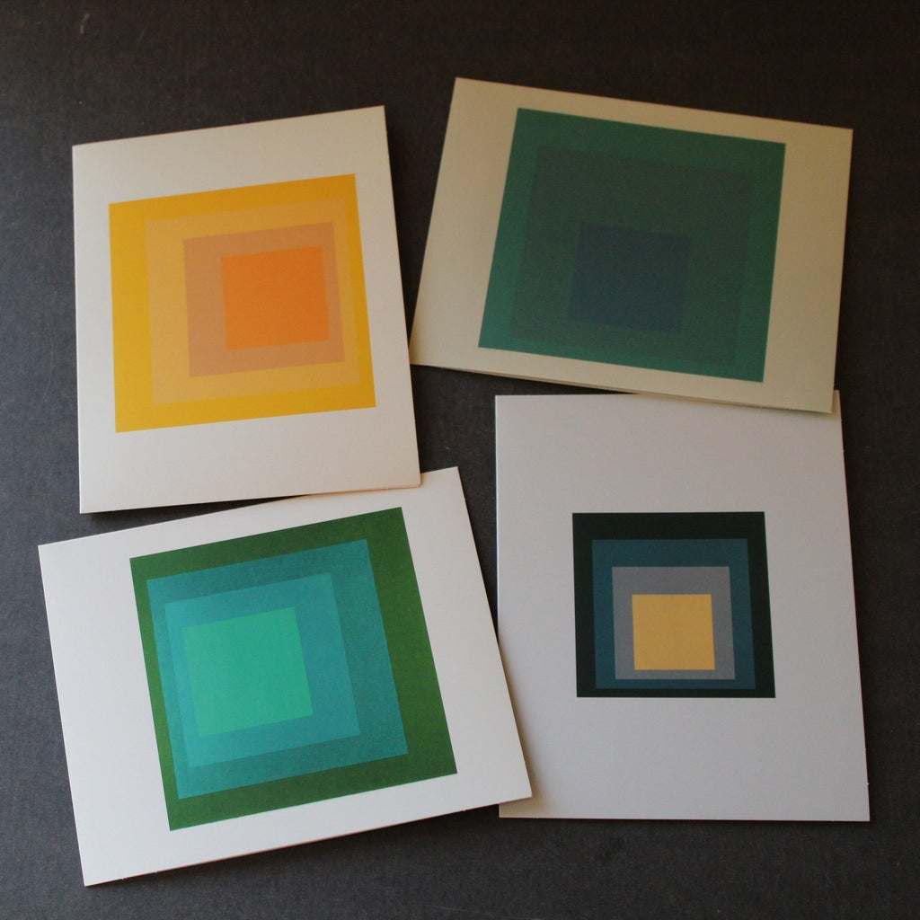 Joseph Albers images on notecards