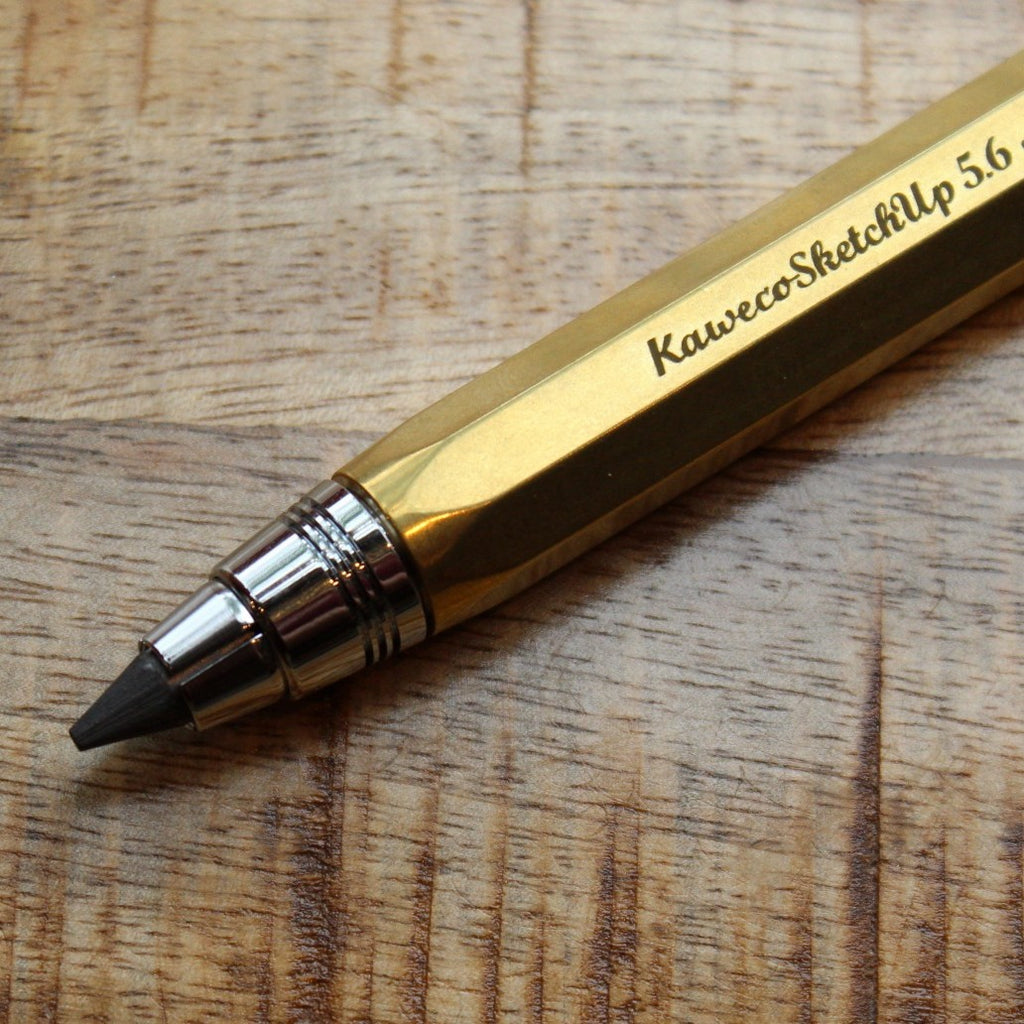 Close up Kaweco Brass SketchUp Pencil