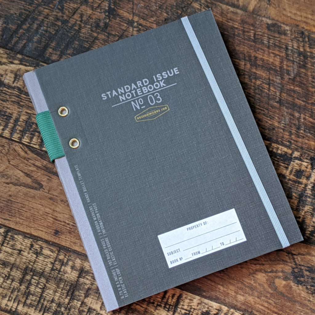 Issued Note Book Standard Issue Notebook - Black – FOUND Gallery Ann Arbor