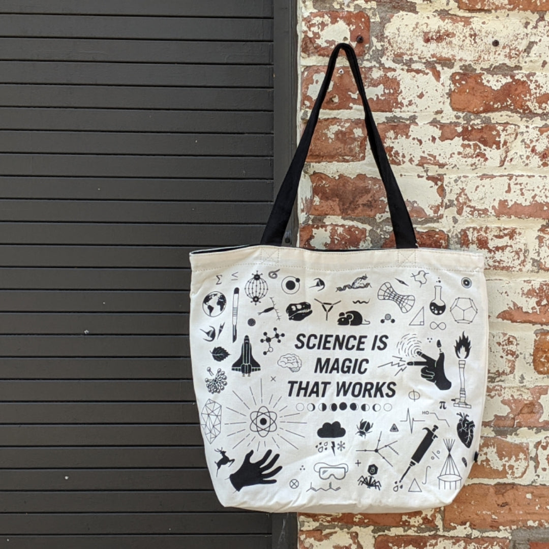 Science Is Magic That Works Tote
