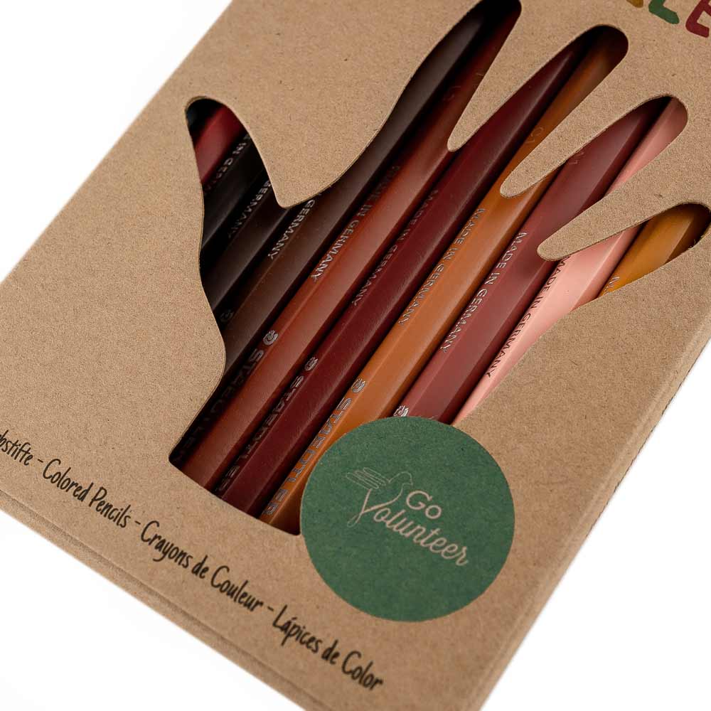 Skin Tone Colored Crayons – FOUND Gallery Ann Arbor